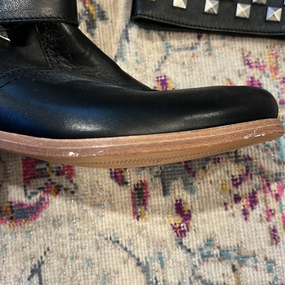 Florsheim Studded Moto Ankle Boots size 35EU - Picture 2 of 5
